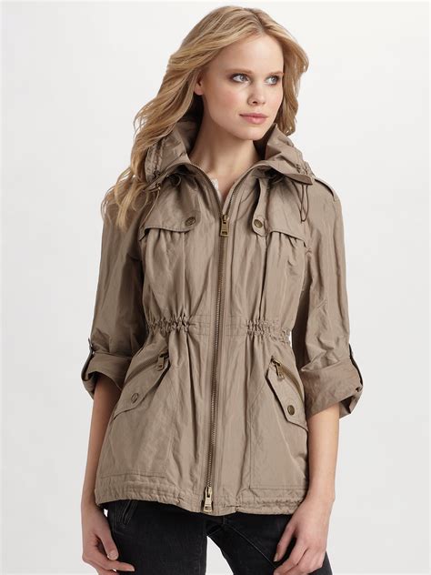 burberry anorak grey|burberry brit anorak jacket.